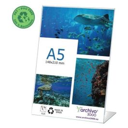 Expositor Sobremesa A.2000 En Forma De L A5 Vertical Flexible Cristal Pack De 10 Precio: 23.50000048. SKU: B1HTYGGLZS