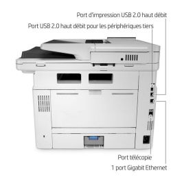 HP M430f LaserJet Enterprise MFP Impresora Multifunción Láser 63ppm, 600x600dpi, 2000MB RAM, Conexión USB, Pantalla LCD 4.3 pulgadas
