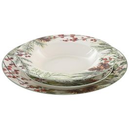 DKD Home Decor Vajilla Navidad Tradicional Porcelana Acebo Verde Blanco Rojo Set 18 Piezas Precio: 76.4999994. SKU: B1JYPY47TF