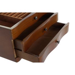 DKD Home Decor Joyero Marron 18 x 16 x 27 cm