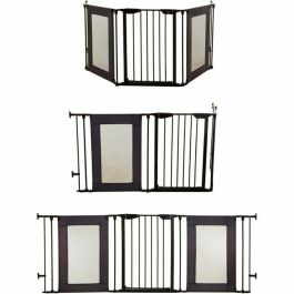 Dreambaby Barrera de Seguridad Denver 3 Paneles 85.5-200 x 74 cm Bidireccional Negra