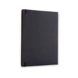 Cuaderno Moleskine Clasico Tapa Blanda 19X25 192H 70Gr. Horizontal Con Goma Negra