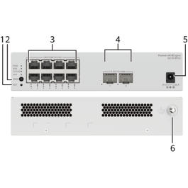 Huawei S210-8P2J Switch 8 Puertos 10/100/1000BASE-T 128W PoE+ 2 Puertos 2.5GE SFP Fanless Precio: 127.5461. SKU: B1JZ4D3444