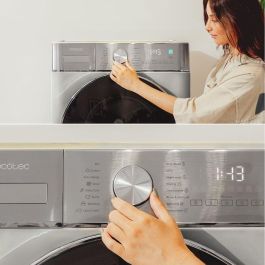 Cecotec Lavadora-Secadora 10680 Inverter Steel 10/6 kg 1400 rpm A Motor Inverter Vapor