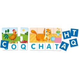 Lisciani Giochi LIS8008324093007 Juego educativo Carotina Letras y Palabras: Aprende a leer y escribir de forma sencilla