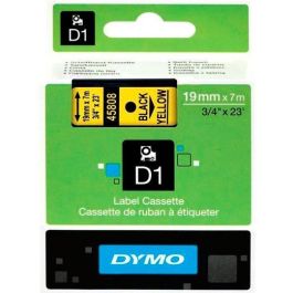 Dymo Cinta de Transferencia Térmica D1-19 45808, Negro sobre Amarillo, 19 mm x 7 m, Poliéster Autoadhesiva Precio: 21.49999995. SKU: B12S3LALKQ