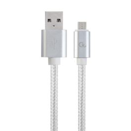 Cable USB a micro USB GEMBIRD CCB-MUSB2B-AMBM-6-S Blanco Plateado 1,8 m Precio: 4.88999962. SKU: B1AEES2KYA