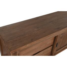 DKD Home Decor Mueble TV de Teca Reciclada Natural con 2 Puertas y 4 Cajones, Colección Indo minimal 24, 250x45x60 cm
