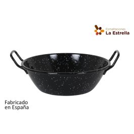 Paellera honda bordonada 24 cm - 2.5L Jasp JASPEADA - La Estrella (8 Unidades)
