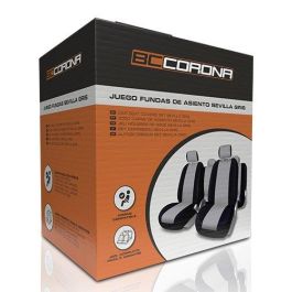 Abc Cs12 FUK10410 Juego Completo Fundas Asientos Coche Universales Sevilla Gris 5 Plazas 11 Piezas Compatible Airbag Abc Cs12 FUK10410 Juego Completo Fundas Asientos Coche Universales Sevilla Gris 5 Plazas 11 Piezas Compatible Airbag