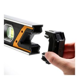 Toughbuilt Nivel magnético tubular burbuja iluminada LED 60cm, precisión fresado, imanes neodimio, referencia Tb-h2-l-m60lh-m