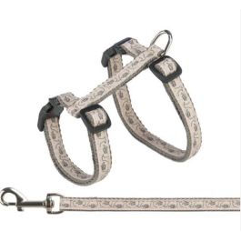 Arnés con correa - TRIXIE - 2745 cm / 13 mm - 1,20 m - Gris / Rosa Precio: 25.4999998. SKU: B1HXNASBES