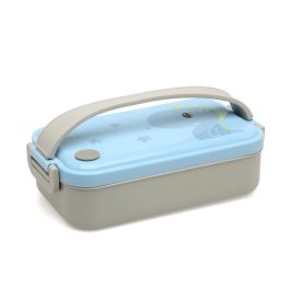 KioKids Caja Almuerzo Térmica Acero Inoxidable 550ml Hermética con Asa Portátil Dino Azul Apto Lavavajillas para Cole Bebés +4 Meses KioKids Caja Almuerzo Térmica Acero Inoxidable 550ml Hermética con Asa Portátil Dino Azul Apto Lavavajillas para Cole Bebés +4 Meses