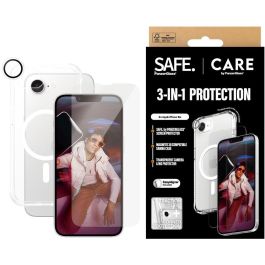 PanzerGlass CRNCHFUG29845 Funda 3 en 1 Protector de Pantalla Completo y Trasero para iPhone 16E - Transparente, Anti-Golpes y Anti-Rayones