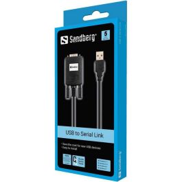 Sandberg Adaptador USB a Serie para conectar dispositivos antiguos a PC modernos