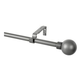 Cintacor - Stor Planet Kit Barra Cortina Anillo Plomo Extensible 160-300cm Acabado Satinado