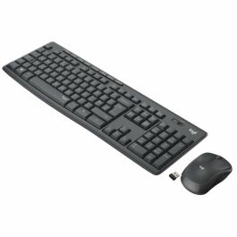 Teclado Logitech Negro QWERTY Precio: 66.29590038719999. SKU: B1DSZKCGRT