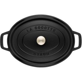 Staub Cocotte Oval 41cm Hierro Fundido Negro