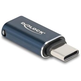 DELOCK Adaptador USB 2.0 Tipo-C Macho a Lightning Hembra PD 3.0 60688 Antracita hasta 35W