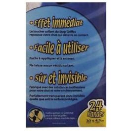 Muzo MUZ3281014039003 Tope Adhesivo para Arañazos de Gato TYROL, Pack de 24 Unidades