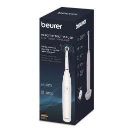 Beurer TB-30 Cepillo Dental Eléctrico Blanco, 2 Programas Limpieza y Encías Sensibles, Tecnología Oscilante y Pulsátil, Temporizador 2 Minutos