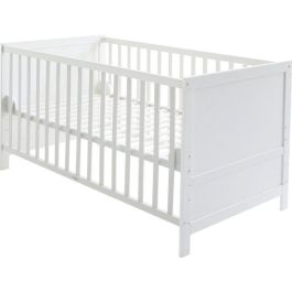 Cuna Escalable 70x140 - ROBA - Regulable en Altura - 3 Barras Desmontables - Esquinas Transformables Incluidas - Madera Blanca Precio: 292.79000047. SKU: B13A5366LW