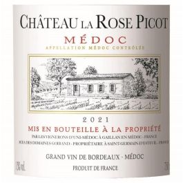 Château la Rose Picot 2021 Médoc - Burdeos Ructs Wine