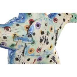 DKD Home Decor Metal fishes 1c24 Decoracion Mediterraneo Azul Multicolor Hierro 8 x 25 x 22 cm (2 Unidades)