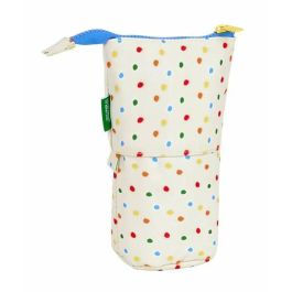 Estuche Cubilete Benetton Topitos Blanco (8 x 19 x 6 cm) Estuche Cubilete Benetton Topitos Blanco (8 x 19 x 6 cm)