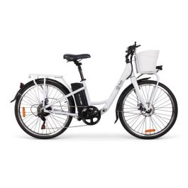 YOUIN YOURIDE Paris - PASEO - RUEDA 26” - BAT. INTEGRADA Y EXTRAIBLE - BLANCA