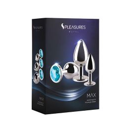 Plug Anal S Pleasures Azul Plateado