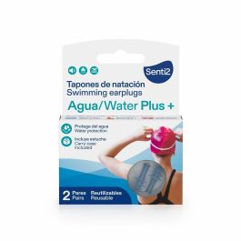 Senti2 AGUA PLUS+ Tapones de Natación 2 u - Protección para Oídos en Piscina y Playa Precio: 3.69000027. SKU: B1DEGWJQ43