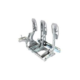 RPB Pedalera Car Cross RPB0005 Montaje Suelo Acelerador Cable Freno Repartidor Pedal Ratio 5:1 Embrague Hidráulico Antideslizante Talonera Ajustable