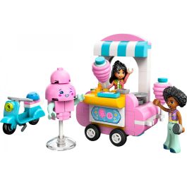 LEGO Friends 42643 - Puesto de Algodón de Azúcar y Moto, Set de Construcción con 2 Minipersonajes y Accesorios. Edad +6 años.