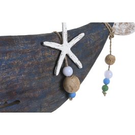 DKD Home Decor Figura Ballena Azul 37 x 39 x 11 cm