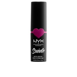 Nyx Professional Make Up SUEDE matte lipstick #copenhagen Barra de Labios Mate Acabado Polvado y Pigmentación Completa