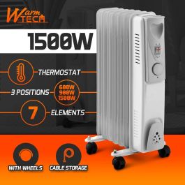 Warm Tech Radiador eléctrico de aceite WAR5411074178048 1500W Hasta 25m3 Gris