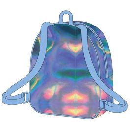 Cerdá Mochila Stitch Iridiscente Casual Azul para Niños 3+ Años 23x20x8 cm