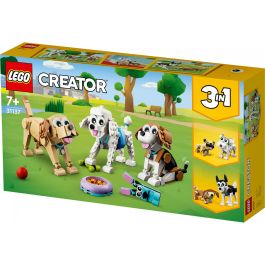 LEGO 31137 Creator Perros Adorables, Juego de Construcción 3 en 1, Juguete de Plástico con 475 Piezas para Niños