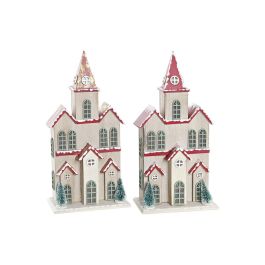 Casa Navidad Fantasia DKD Home Decor Rojo Verde 8 x 28 x 13 cm (2 Unidades) Precio: 19.49999942. SKU: B19DZP8H73