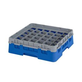 CAMBRO - 36S318-168 - Cesta de lavado 36 comp. 1 altura - 7,2 cm Ø máx. - alt. máx. 9,4 cm - 50 x 50 x 14,3 cm - Azul Precio: 45.78999975. SKU: B1ESWVNMVN