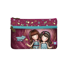 Estuche Escolar Gorjuss Fireworks Granate (23.4 x 15.5 x 1.5 cm) Precio: 7.95000008. SKU: S4306697