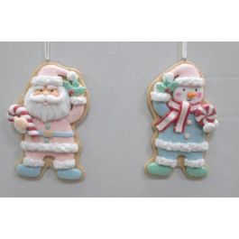 Decoracion Colgante Navidad Fantasia DKD Home Decor Rosa Azul 1.6 x 12 x 8 cm (12 Unidades) Precio: 23.99970144. SKU: B1HR8ZA3CZ