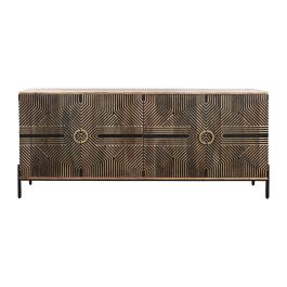 Aparador DKD Home Decor Negro Natural 40 x 80 x 180 cm