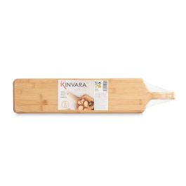 Tabla de bambú para aperitivos con mango - 65x14x1.5 cm - Kinvara (6 Unidades) Tabla de bambú para aperitivos con mango - 65x14x1.5 cm - Kinvara (6 Unidades)