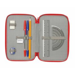 Safta Plumier Triple Avengers 37 Piezas, Estuche Escolar 12.5x19.5x5.5cm