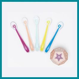 BABYMOOV Baby Spoons - Cucharas de silicona primera edad