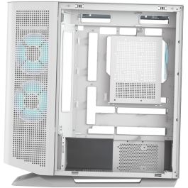 COUGAR FV270 ARGB Midi Tower Gaming PC Blanco con Panel Vidrio Templado e Iluminación RGB - Soporte ATX/EATX