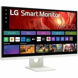 LG 27U731SA-W MyView Monitor Smart 27" 4K UHD IPS con webOS, USB-C, Smart TV Blanco