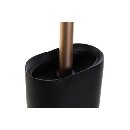 Escobillero Glam DKD Home Decor Negro Dorado 6 x 40 x 10 cm Escobillero Glam DKD Home Decor Negro Dorado 6 x 40 x 10 cm